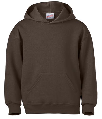 Soffe Youth Classic Hooded Sweatshirt B9289. Decorated in seven days or less.