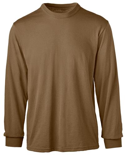 Soffe Adult 50/50 Long Sleeve Tee - Made in USA M290. Printing is available for this item.
