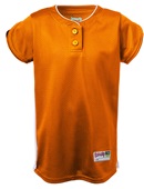 Womens Girls 2-Button Designated Hitter Softball Jersey