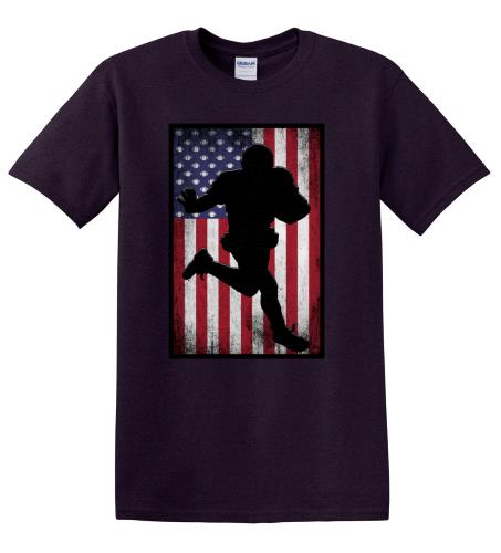 Epic Adult/Youth Football Flag Cotton Graphic T-Shirts. Free shipping.  Some exclusions apply.