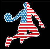 Epic Ladies BBK Star Spangled V-Neck Graphic T-Shirts