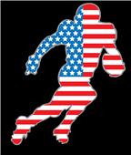 Epic Ladies FB Star Spangled V-Neck Graphic T-Shirts