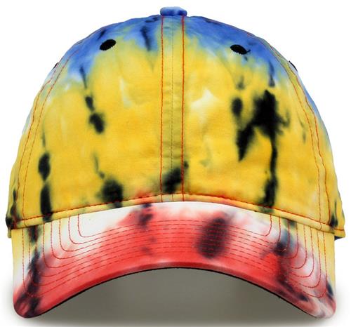 The Game Adult Youth Tie Dye Twill Unstructured Cap GB482