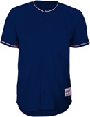 Adult Youth Double Knit Full Button Baseball Jerseys