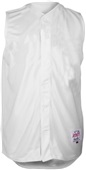 Adult Full Button-Up Premium Sleeveless Baseball Jerseys