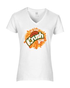Epic Ladies BBK Krush You V-Neck Graphic T-Shirts. Free shipping.  Some exclusions apply.