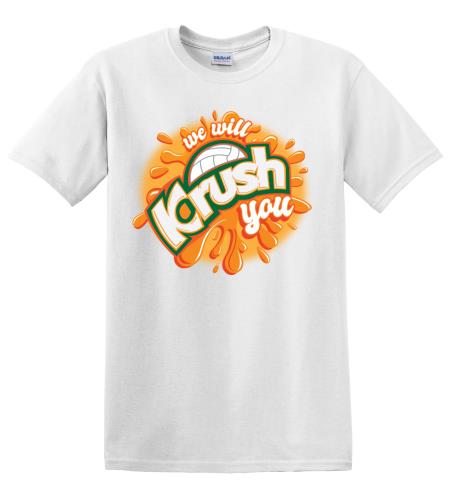 Epic Adult/Youth VB Krush You Cotton Graphic T-Shirts. Free shipping.  Some exclusions apply.
