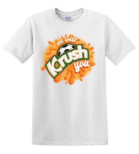 Epic Adult/Youth Soccer Krush You Cotton Graphic T-Shirts. Free shipping.  Some exclusions apply.