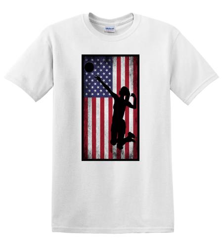 Epic Adult/Youth Volleyball Flag Cotton Graphic T-Shirts. Free shipping.  Some exclusions apply.