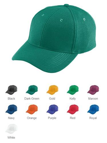 Augusta Sportswear Adjustable Wicking Mesh Cap. Embroidery is available on this item.