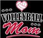 Epic Ladies Volleyball Mom V-Neck Graphic T-Shirts