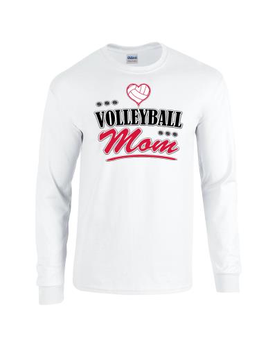 Epic Volleyball Mom Long Sleeve Cotton Graphic T-Shirts. Free shipping.  Some exclusions apply.