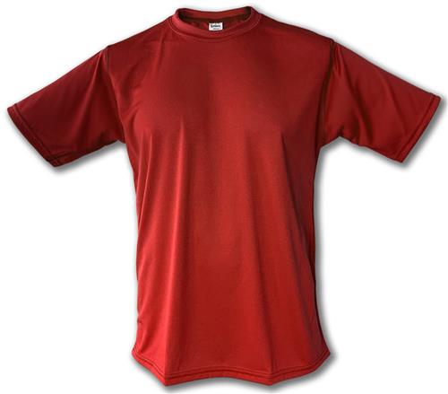 Adult Mens Short Sleeve Loose Fit Crew Neck Cooling Tee Shirt - CO
