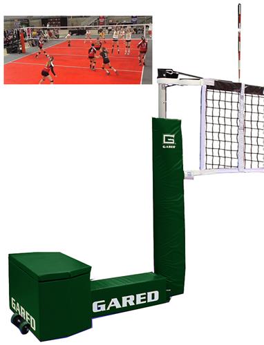 Gared GO COURT Jr One-Court Portable Volleyball System 8536PKG