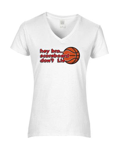Epic Ladies BBKScoreboard V-Neck Graphic T-Shirts. Free shipping.  Some exclusions apply.