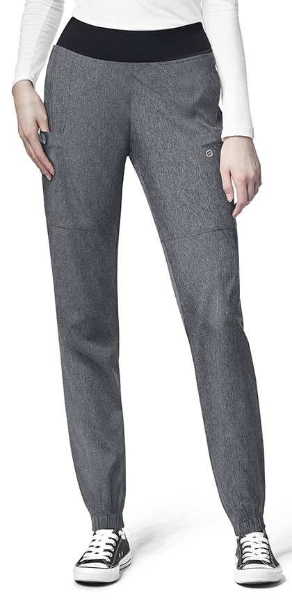 wonderwink w123 women's 5555 comfort waist jogger pant