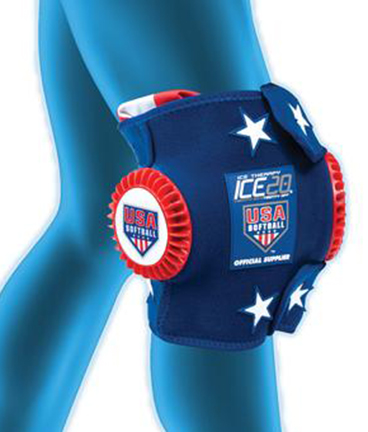 Ice20 Ice Therapy Double Knee Compression Wrap USA. Free shipping.  Some exclusions apply.