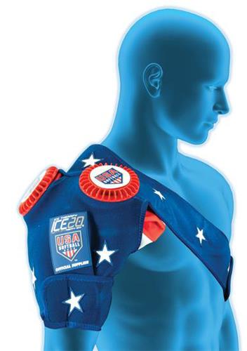 Ice20 Ice Therapy Double Shoulder Compression Wrap USA. Free shipping.  Some exclusions apply.
