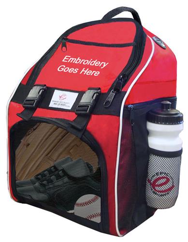 Epic E2 Baseball Backpacks. Embroidery is available on this item.