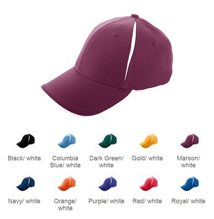 Augusta Sport Flex Color Block Athletic Mesh Cap