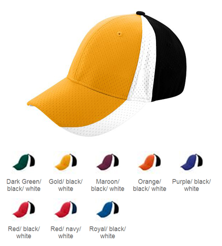 Augusta Sport Flex 3 Color Athletic Mesh Cap
