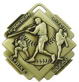 Hasty Award 3" Skillz Medal Baseball