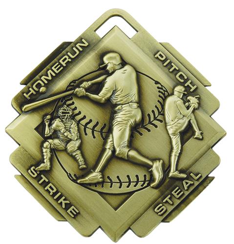 Hasty Award 3" Skillz Medal Baseball. Personalization is available on this item.
