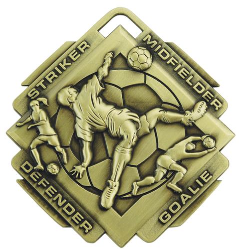 Hasty Award 3" Skillz Medal Soccer. Personalization is available on this item.