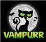 Epic Ladies Halloween Vampurr V-Neck Graphic T-Shirts
