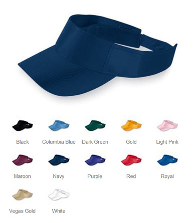 Augusta Sportswear Youth Dazzle Visor. Embroidery is available on this item.