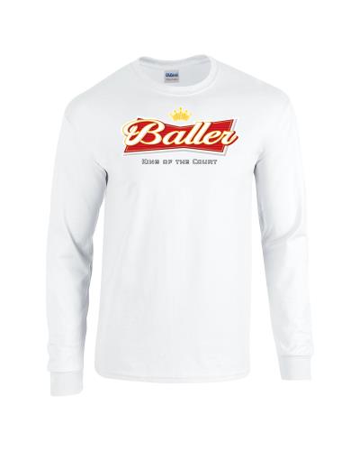 Epic BBK Ballwiser Long Sleeve Cotton Graphic T-Shirts. Free shipping.  Some exclusions apply.