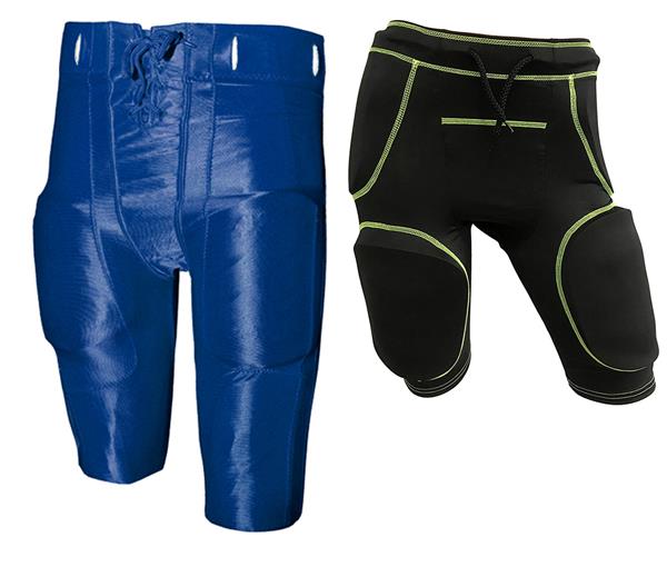 Youth Dazzle Full Duke Football Pants with Either a 5PC or 7 PC