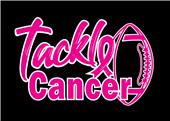 Epic Ladies Tackle Cancer V-Neck Graphic T-Shirts