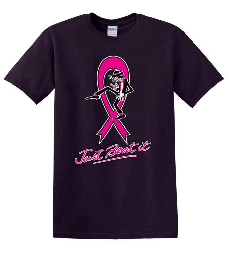 Epic Adult/Youth Cancer Just beat i Cotton Graphic T-Shirts