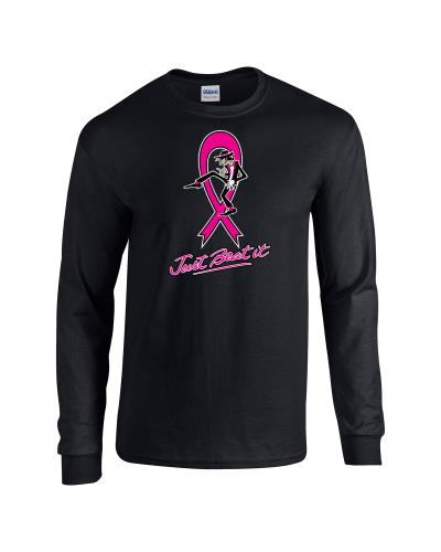 Epic Cancer Just beat i Long Sleeve Cotton Graphic T-Shirts