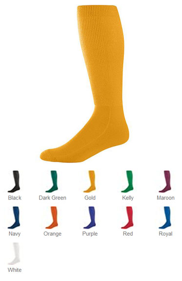Augusta Sportswear Adult All-Sport Athletic Sock Size 10-13 NWT 