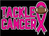 Epic Adult/Youth FB Tackle Cancer Cotton Graphic T-Shirts