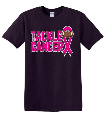 Epic Adult/Youth FB Tackle Cancer Cotton Graphic T-Shirts. Free shipping.  Some exclusions apply.