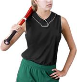 Women's Cool Mock Sleeveless Softball Jerseys
