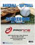 Pro Nine Baseball & Softball Scorebook