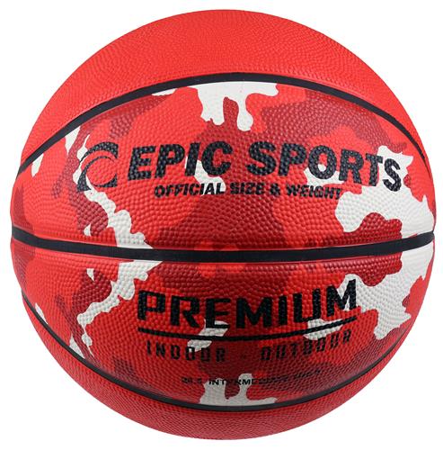 Epic Multi-Color Camo Premium Recreational Basketballs