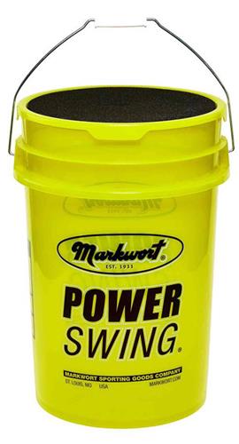 Markwort Power Swing Baseball/Softball Yellow Bucket