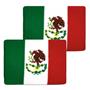 Unique Sports Mexico Flag Wristbands (PAIR)