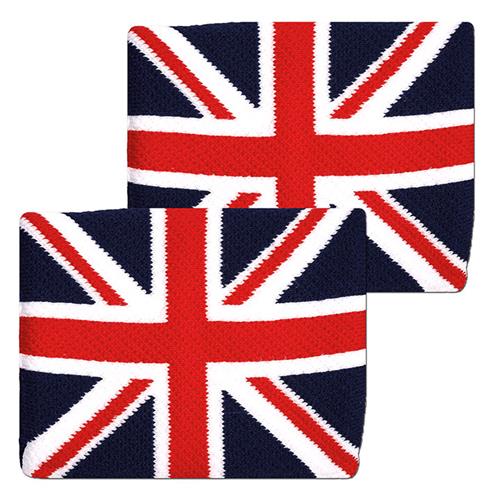 Unique Sports United Kingdom England Flag Wristbands (PAIR)