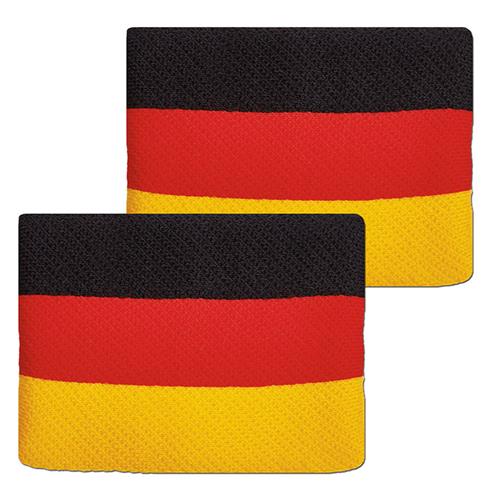 Unique Sports Germany Flag Wristbands (PAIR)