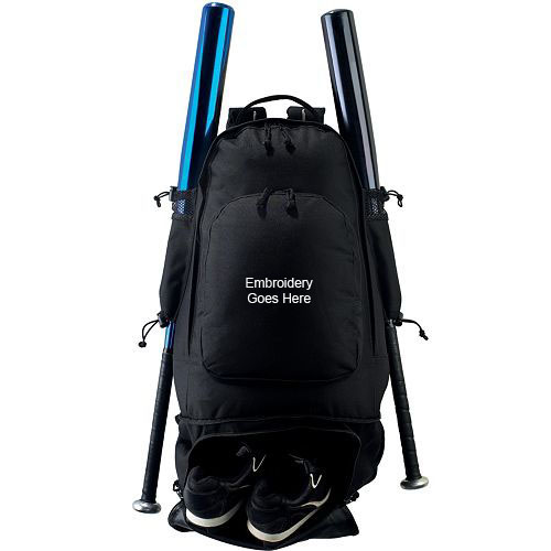 Augusta Sportswear Expandable Bat Backpack. Printing is available for this item.