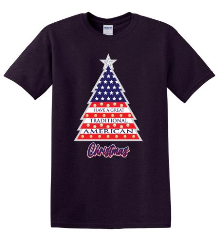 Epic Adult/Youth American Christmas Cotton Graphic T-Shirts. Free shipping.  Some exclusions apply.