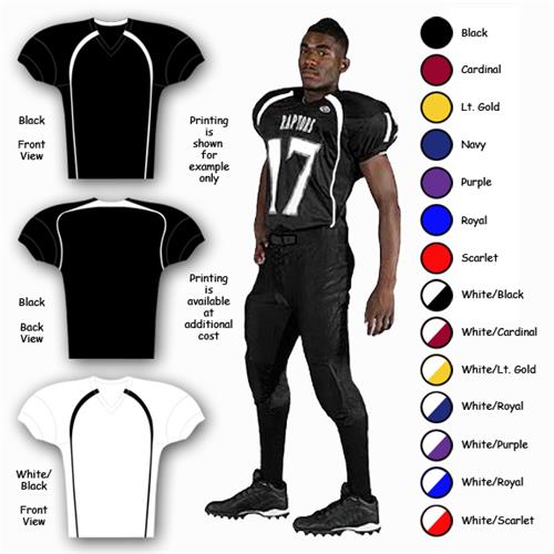 Rawlings Stock Youth Tech Lean-FIT Football Jersey. Decorated in seven days or less.