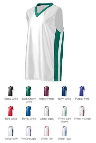 Augusta Dazzle/Mesh Basketball Sleeveless Jersey. Printing is available for this item.