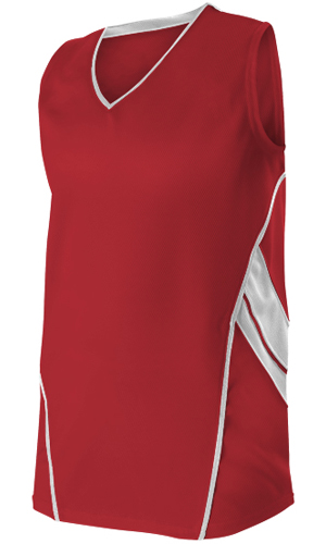 Womens (WL-Navy/WT) (WM - Red or Royalt/WT) Sleeveless Softball Jersey